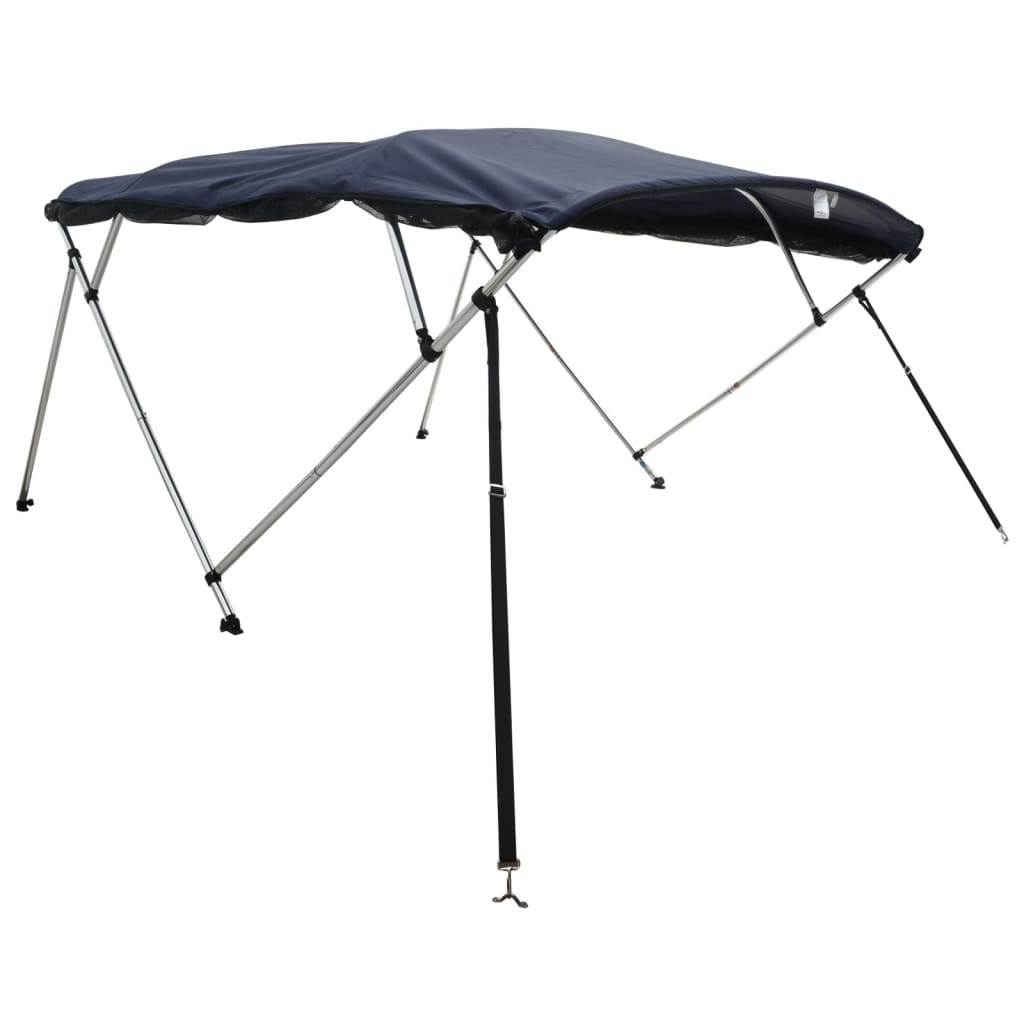négyágú bimini tető hálós oldalfalakkal 243x(230-244)x137 cm