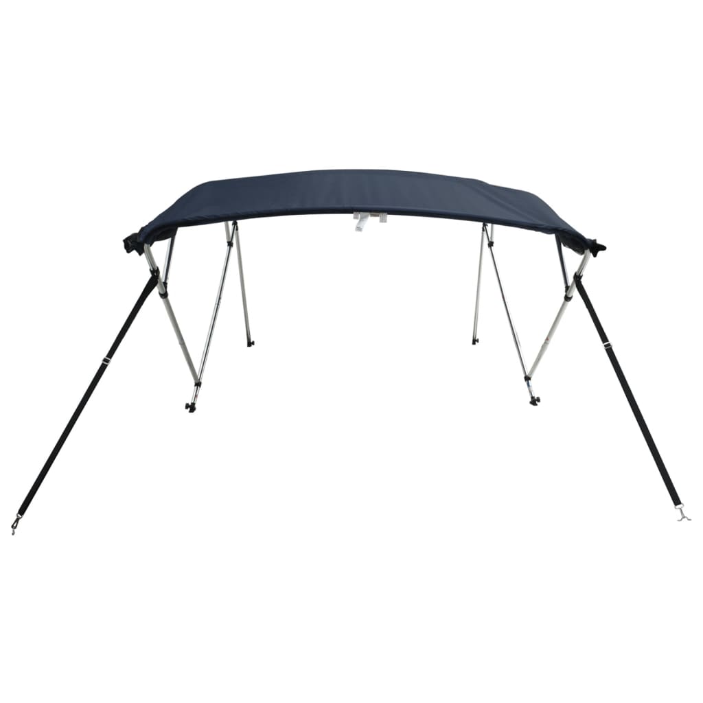 négyágú bimini tető hálós oldalfalakkal 243x(230-244)x137 cm