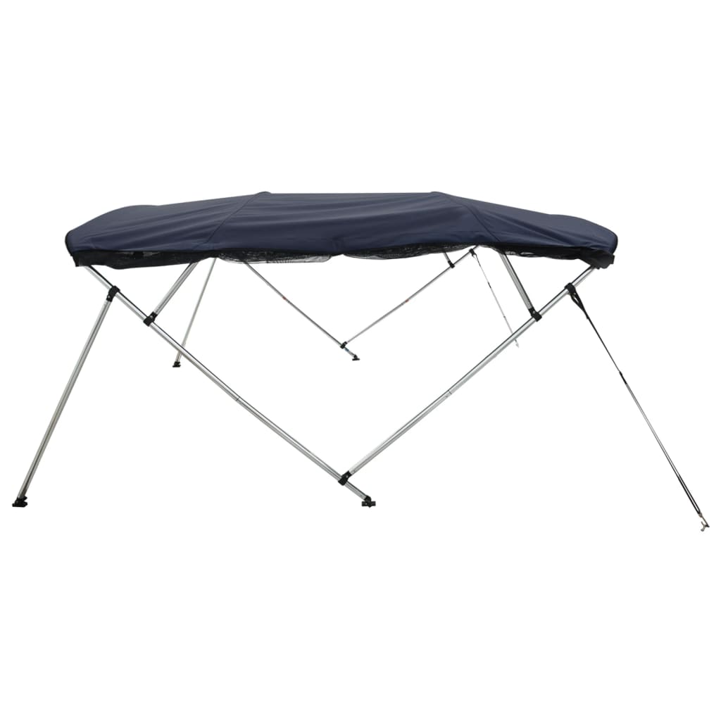 négyágú bimini tető hálós oldalfalakkal 243x(230-244)x137 cm
