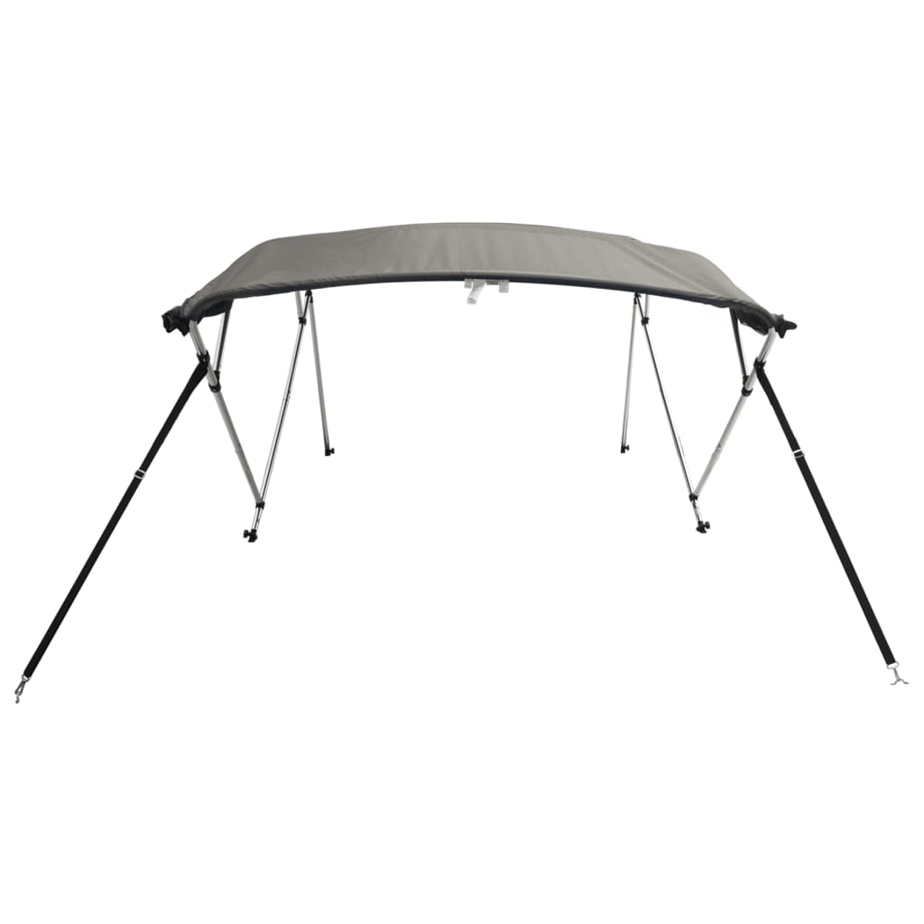 négyágú bimini tető hálós oldalfalakkal 243x(230-244)x137 cm