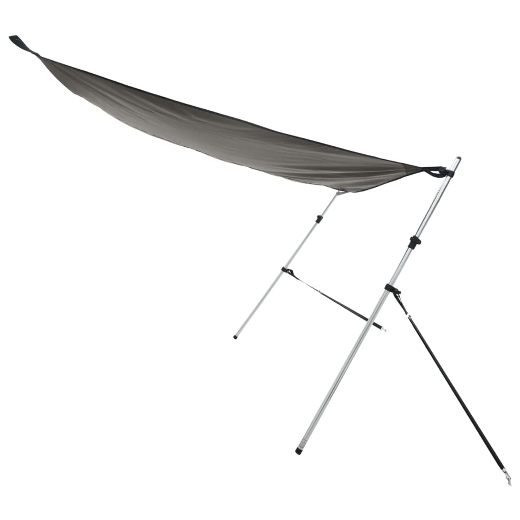 antracit T-alakú árnyékolóhosszabbító 170 x 208 x (115-183) cm