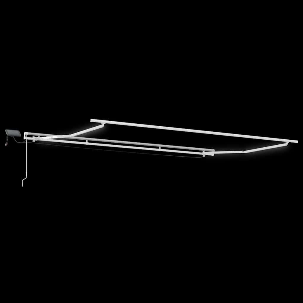burgundi vörös kézzel kihúzható LED-es napellenző 400 x 300 cm