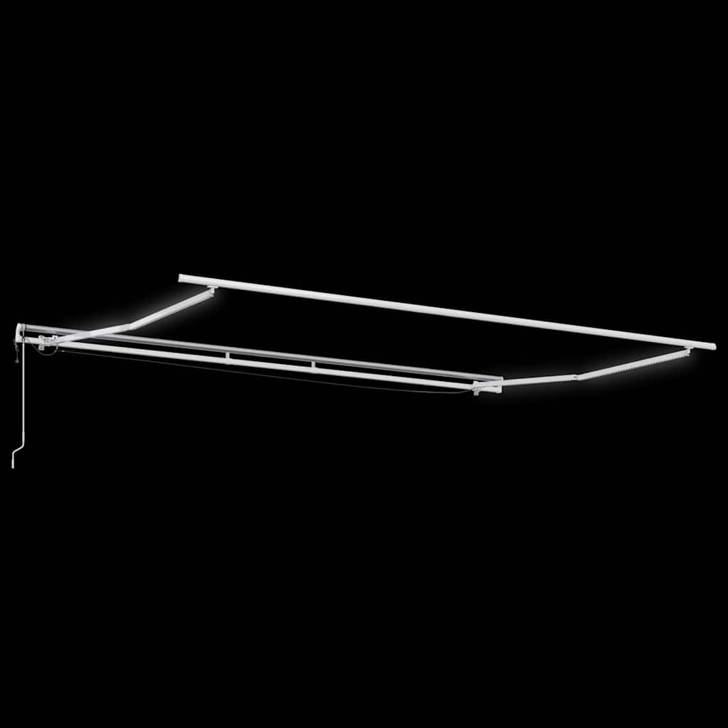 burgundi vörös automata kihúzható LED-es napellenző 400x300 cm