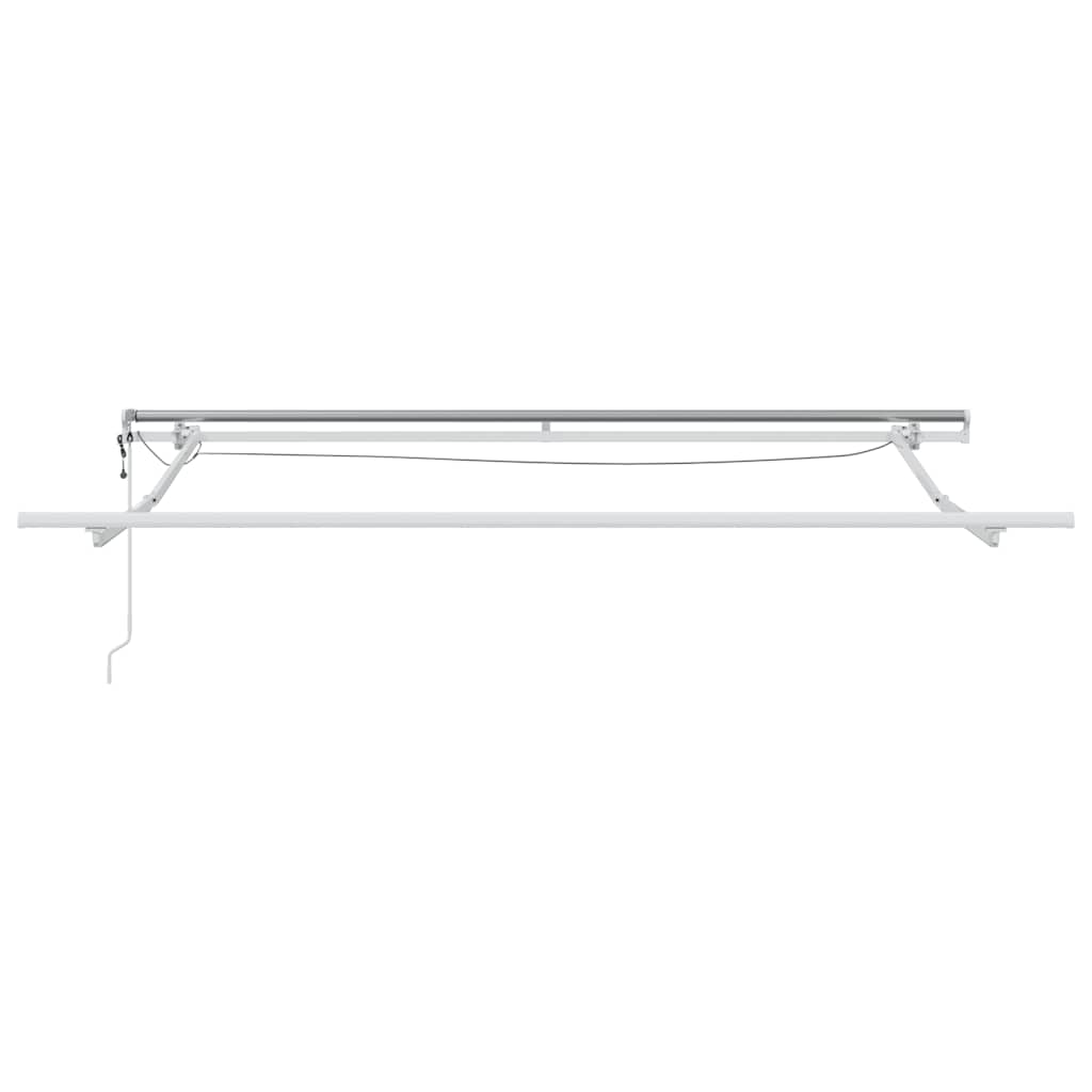 barna automata kihúzható LED-es napellenző 300 x 250 cm
