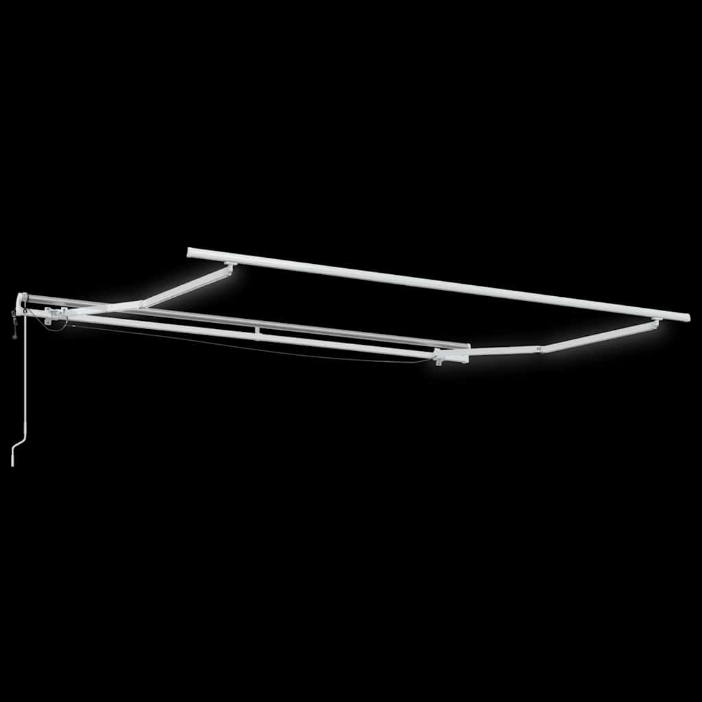 barna automata kihúzható LED-es napellenző 300 x 250 cm