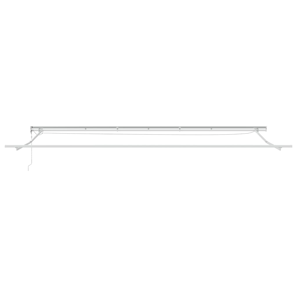 antracitszürke-fehér LED-es automata napellenző 600 x 300 cm