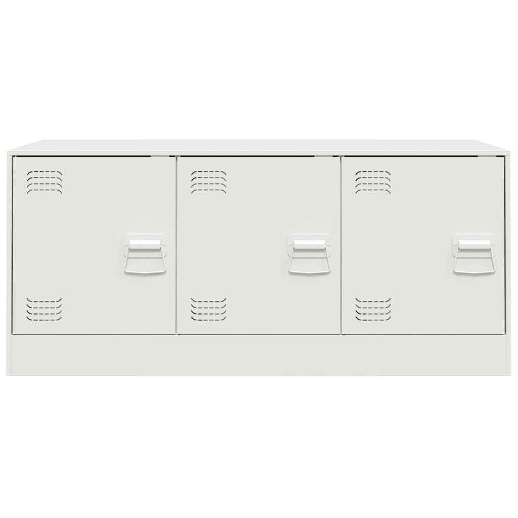 fehér acél TV-szekrény 99 x 39 x 44 cm