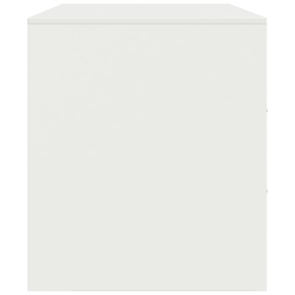 fehér acél TV-szekrény 99 x 39 x 44 cm