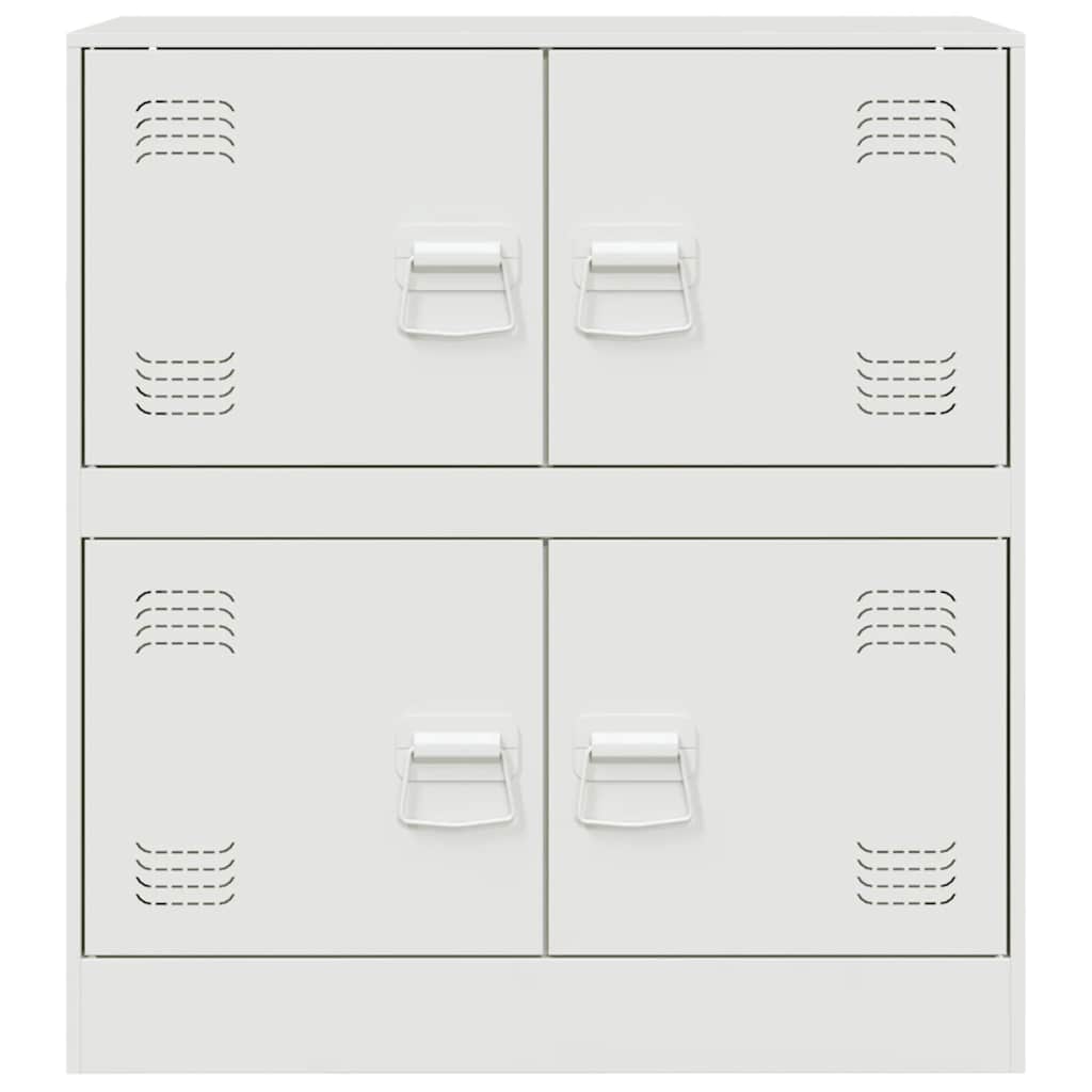 fehér acél tálalószekrény 67 x 39 x 73 cm