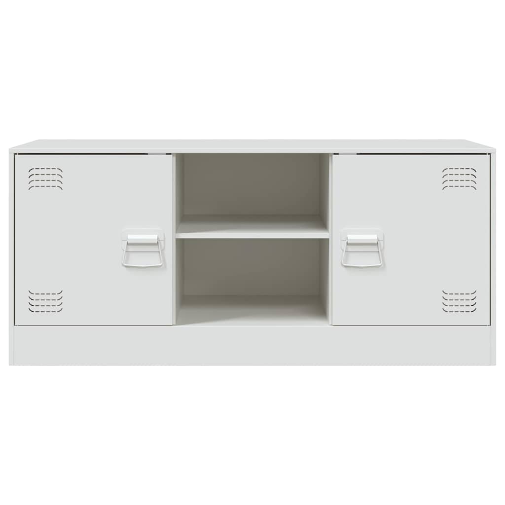 fehér acél TV-szekrény 99 x 39 x 44 cm