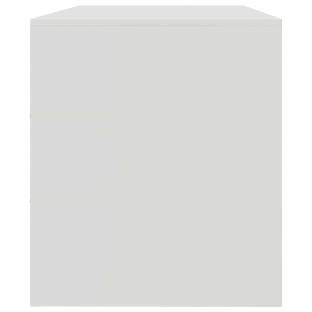 fehér acél TV-szekrény 99 x 39 x 44 cm