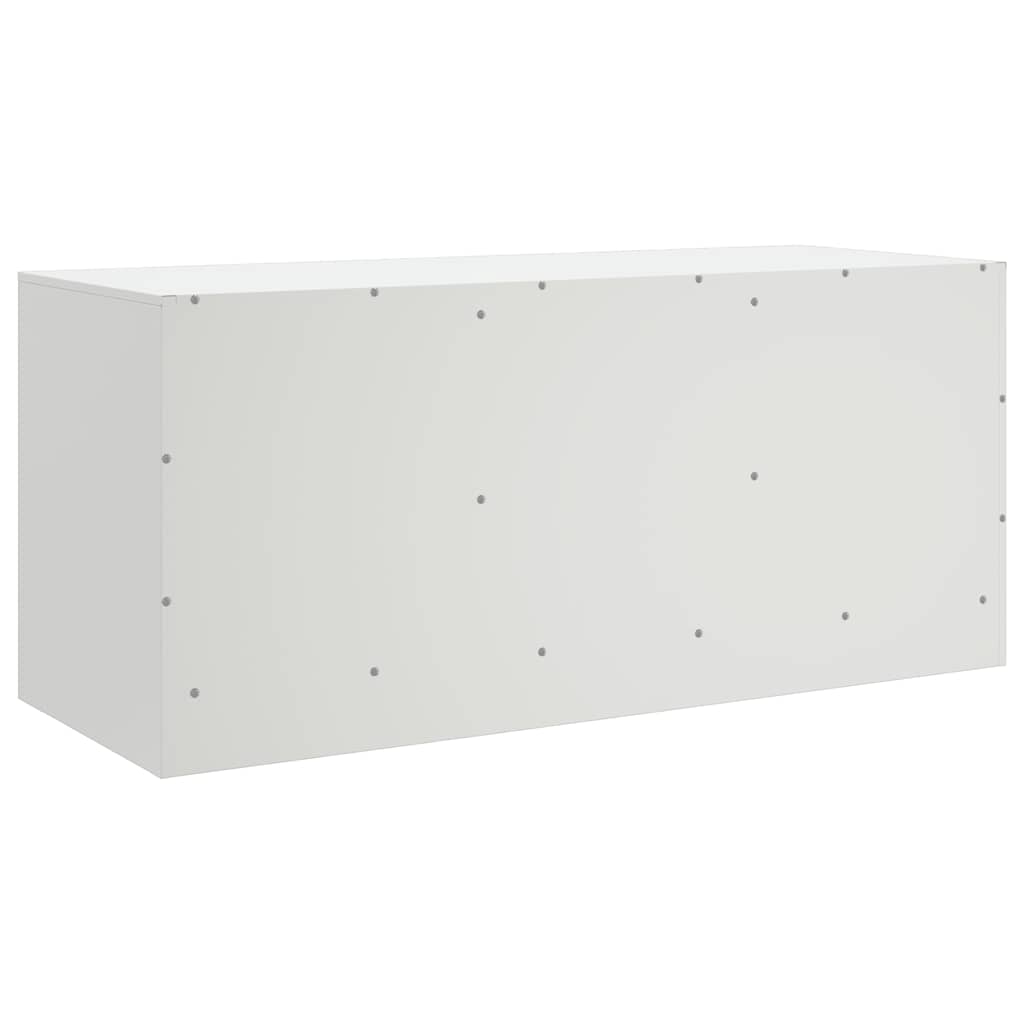 fehér acél TV-szekrény 99 x 39 x 44 cm