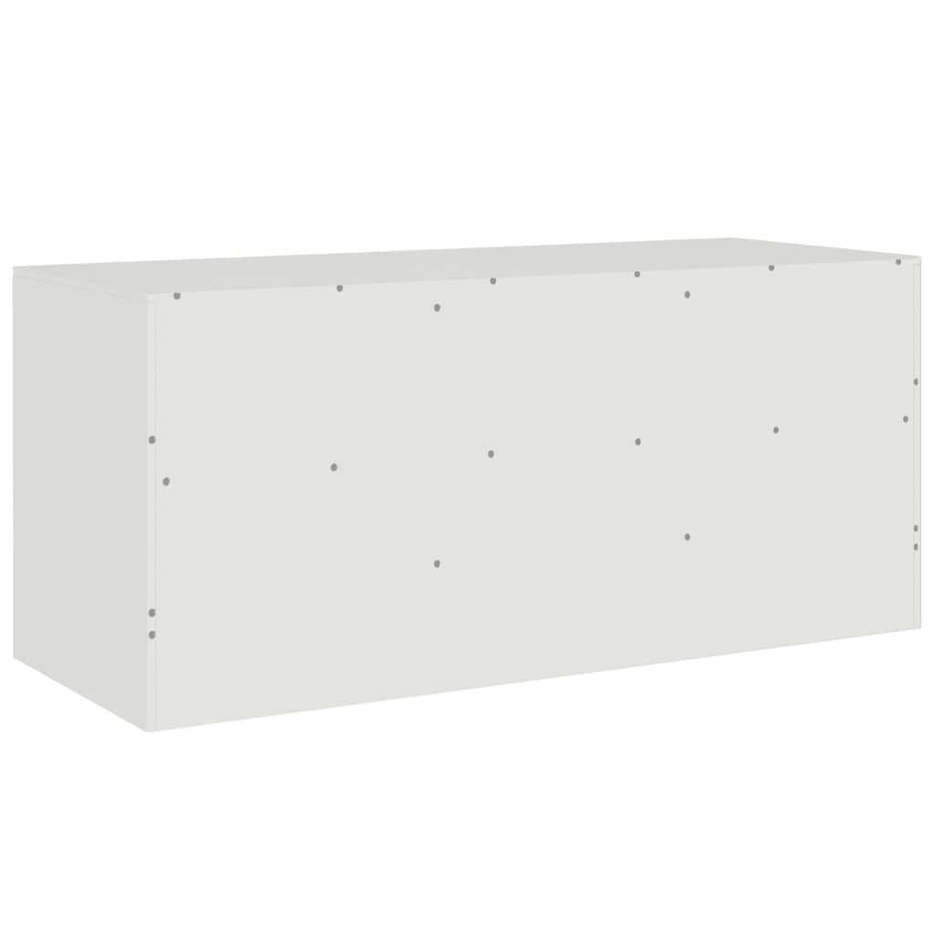 fehér acél TV-szekrény 99 x 39 x 44 cm