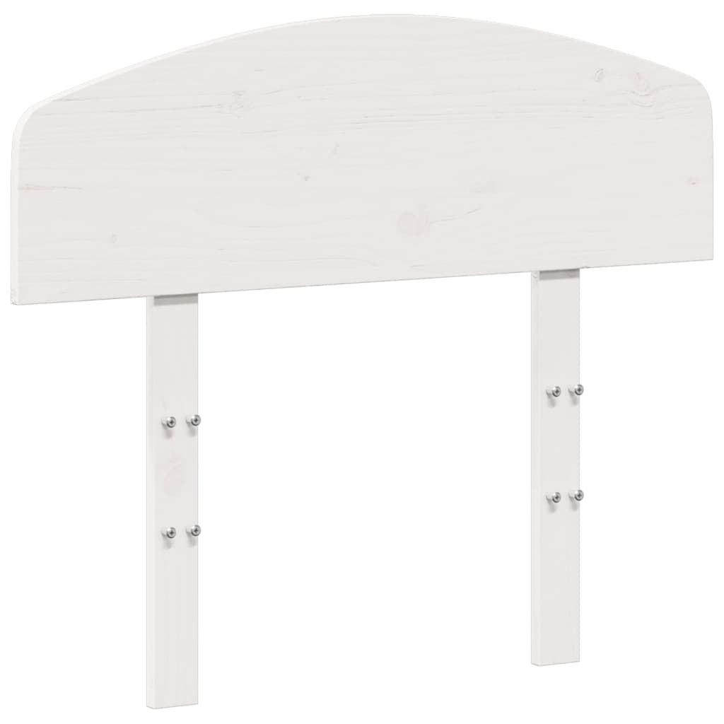 fehér tömör fenyőfa fejtámla 75 cm