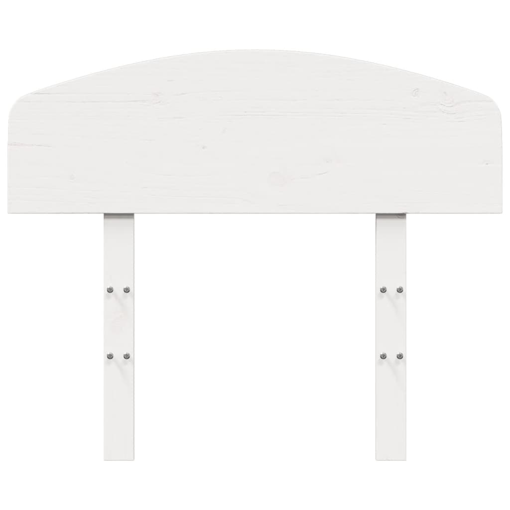 fehér tömör fenyőfa fejtámla 75 cm