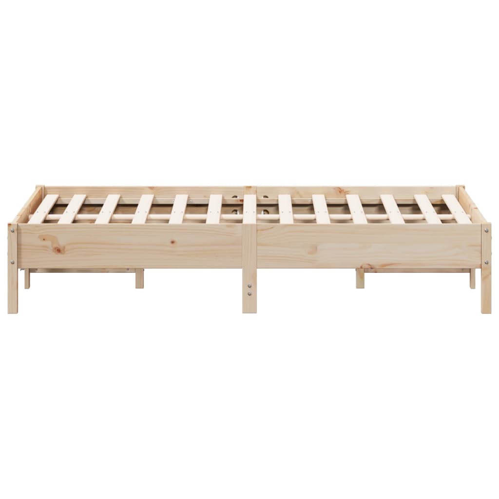 tömör fenyőfa ágy matrac nélkül 135 x 190 cm