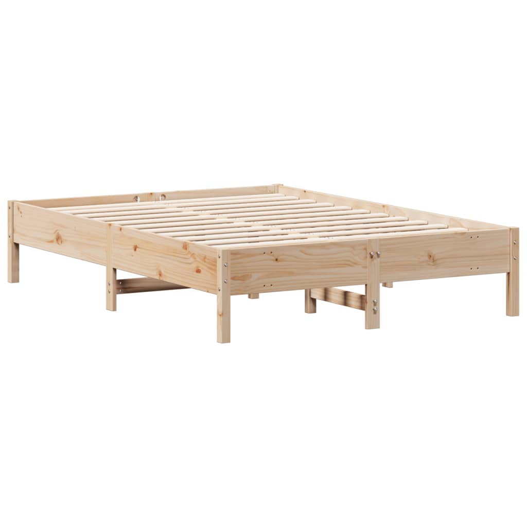 tömör fenyőfa ágy matrac nélkül 120 x 190 cm