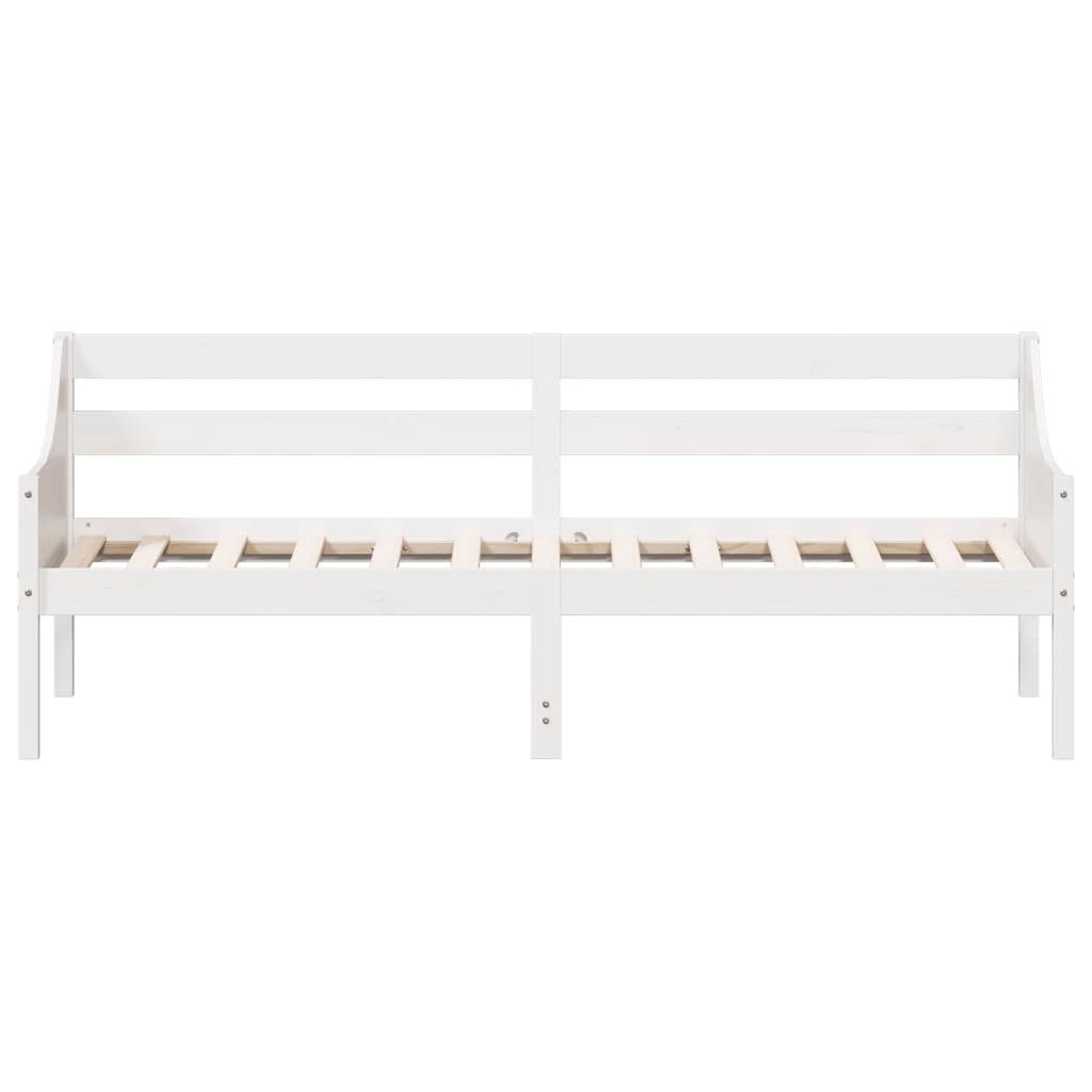 fehér tömör fenyőfa kanapéágy matrac nélkül 80 x 200 cm