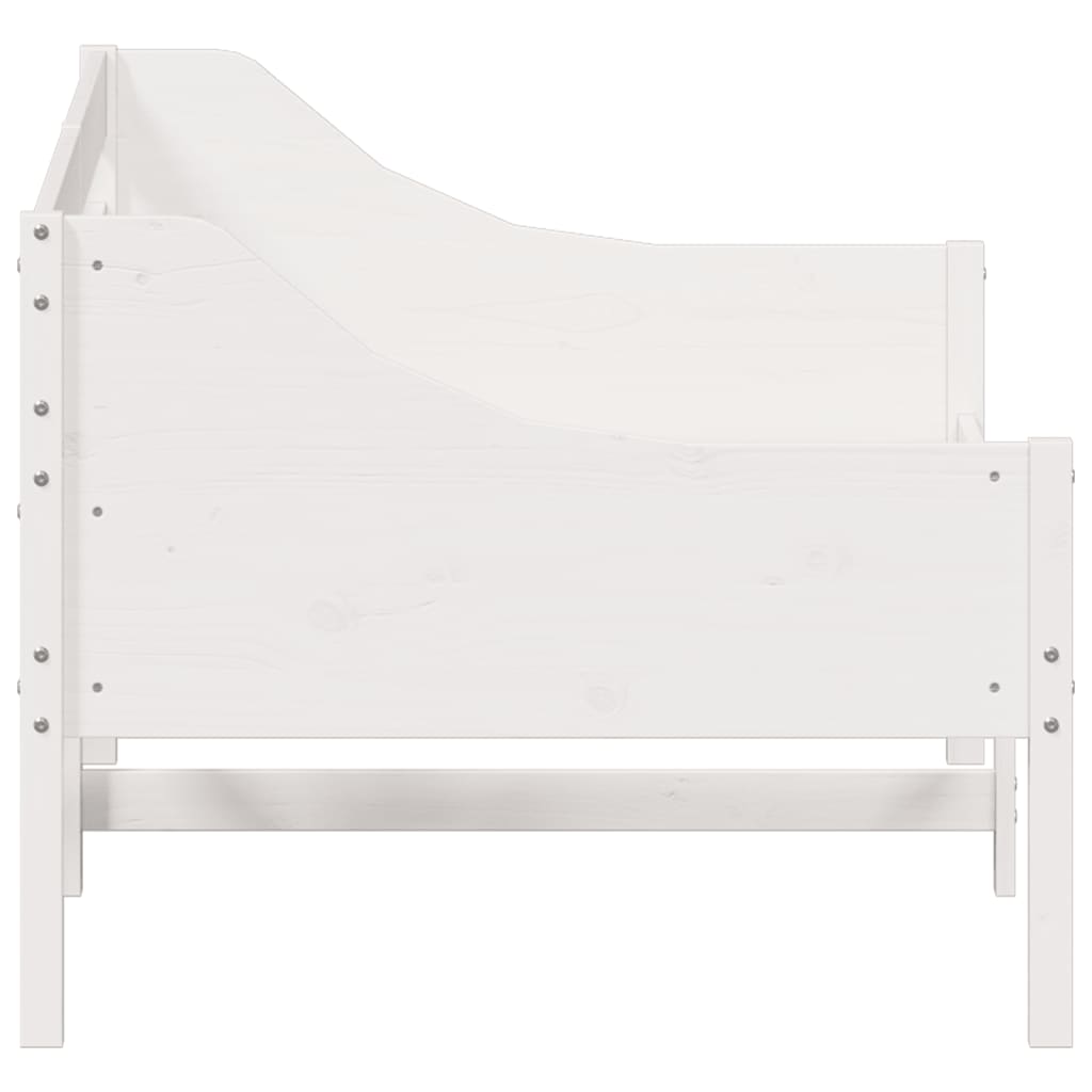 fehér tömör fenyőfa kanapéágy matrac nélkül 80 x 200 cm