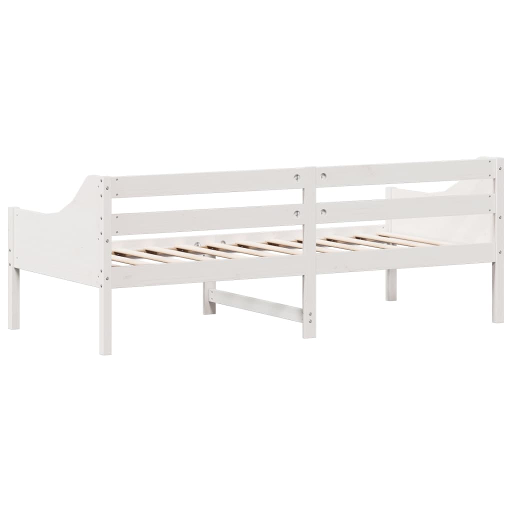 fehér tömör fenyőfa kanapéágy matrac nélkül 80 x 200 cm