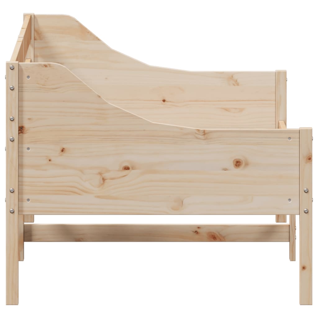 tömör fenyőfa kanapéágy matrac nélkül 90 x 200 cm