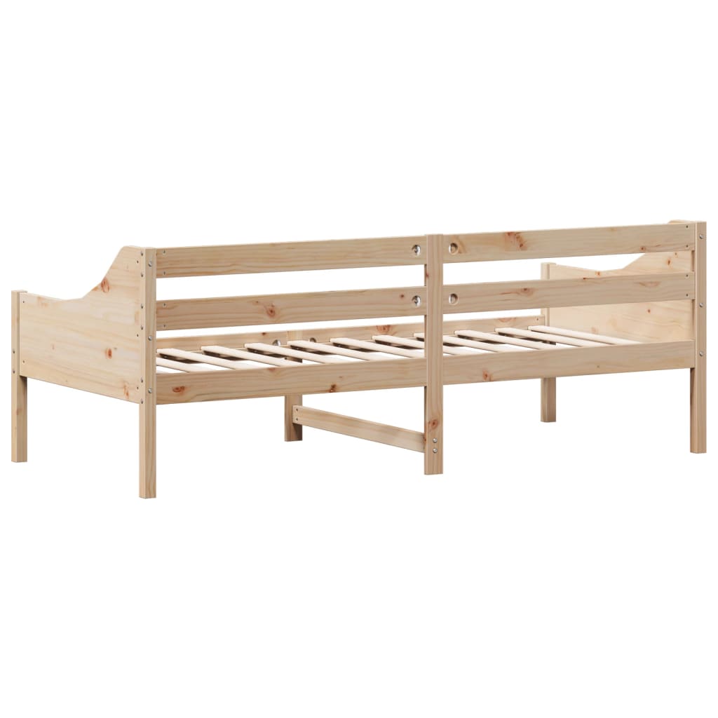 tömör fenyőfa kanapéágy matrac nélkül 90 x 200 cm