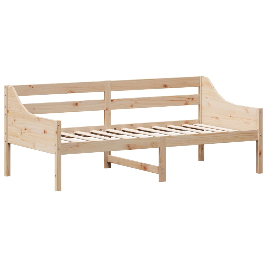 tömör fenyőfa kanapéágy matrac nélkül 90 x 190 cm
