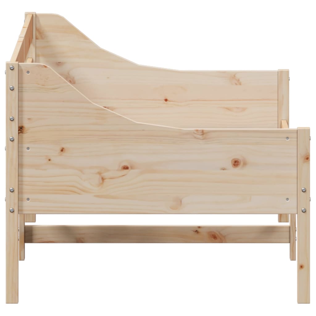 tömör fenyőfa kanapéágy matrac nélkül 90 x 190 cm