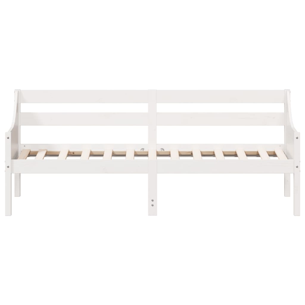 fehér tömör fenyőfa kanapéágy matrac nélkül 90 x 190 cm