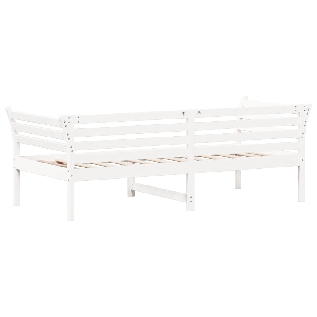 kanapéágy ágy matrac fehér 100x200 cm tömör fa fenyőfa