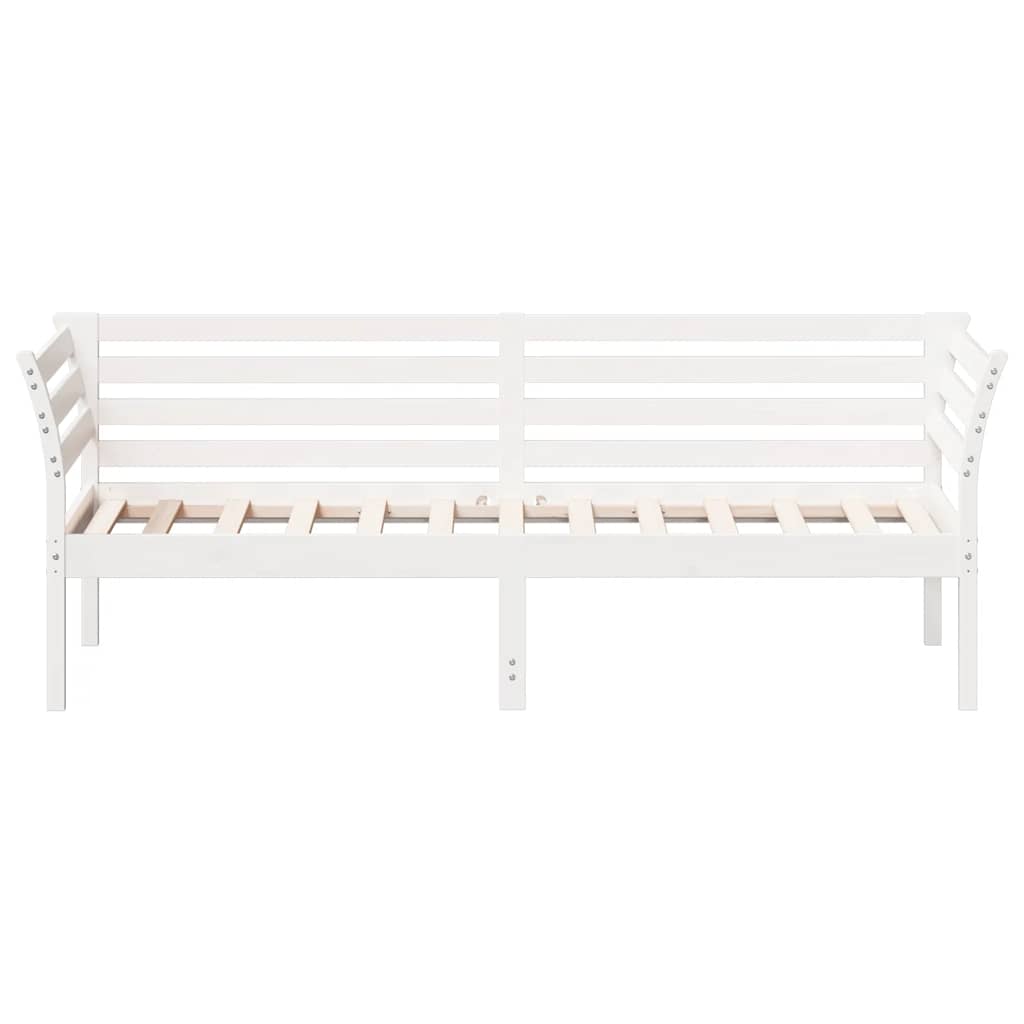 fehér tömör fenyőfa kanapéágy matrac nélkül 90 x 190 cm