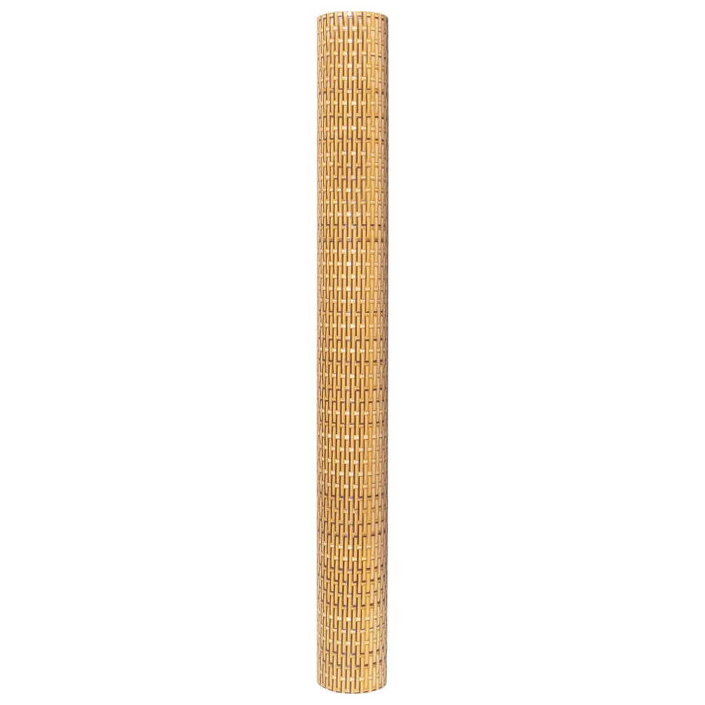 világosbarna polyrattan erkélyparaván 300 x 80 cm