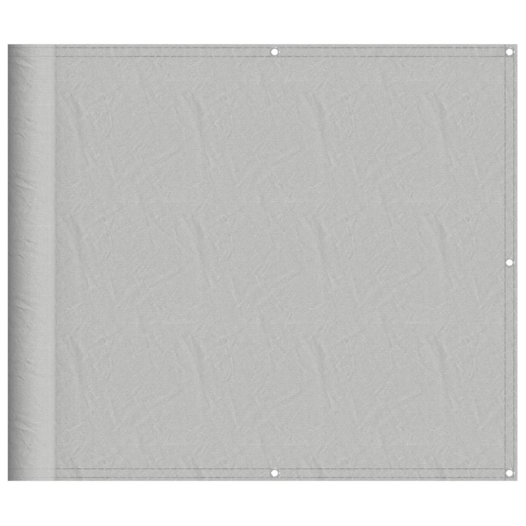 világosszürke 100% oxford poliészter erkélyparaván 90 x 800 cm