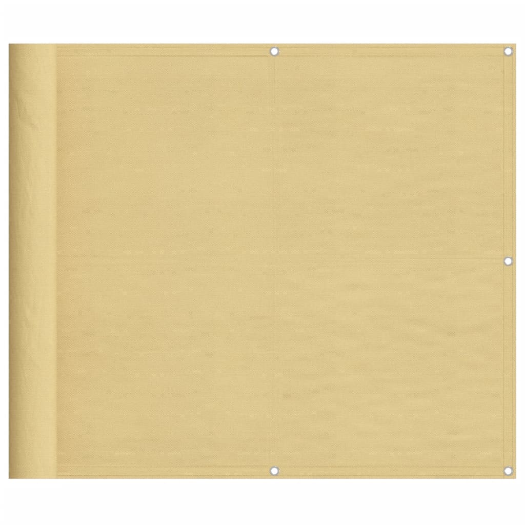 homokszínű 100% oxford poliészter erkélyparaván 90 x 700 cm