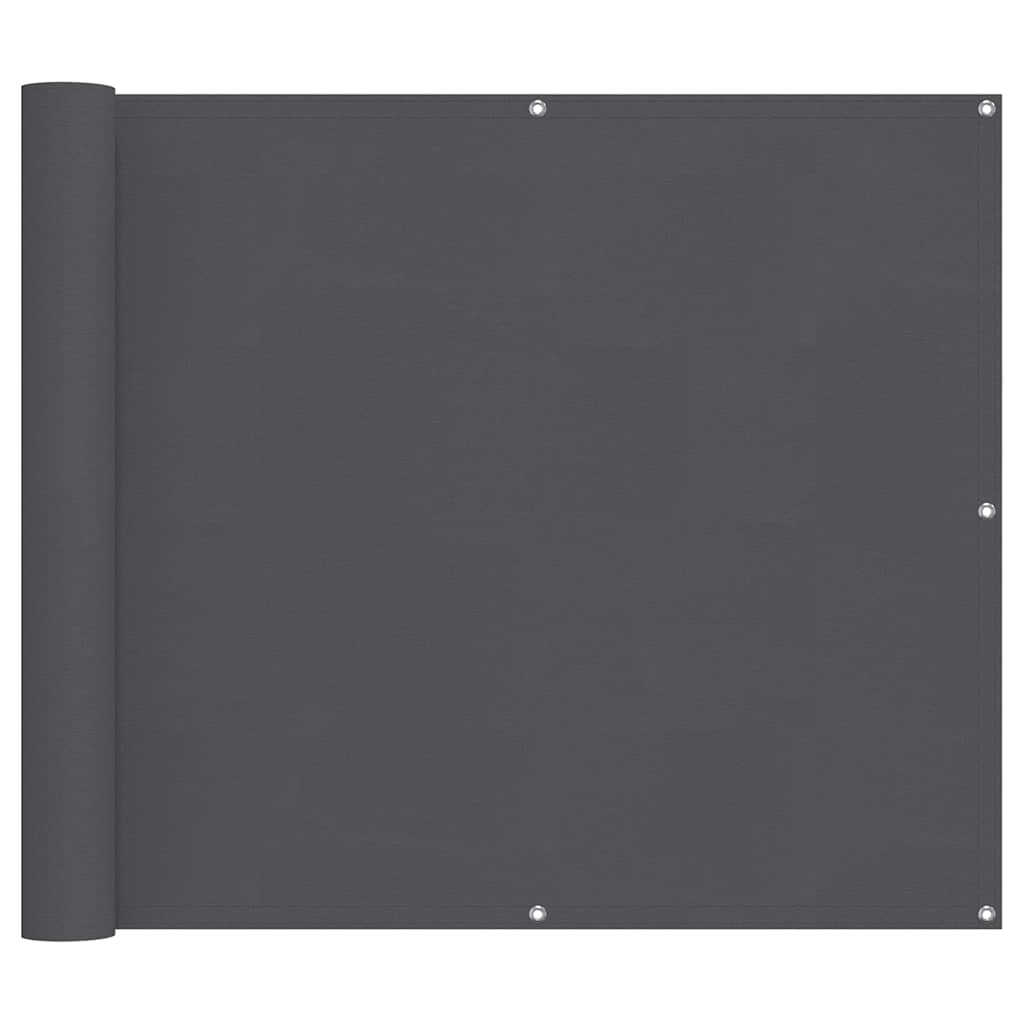 antracitszürke 100% oxford poliészter erkélyparaván 90 x 800 cm