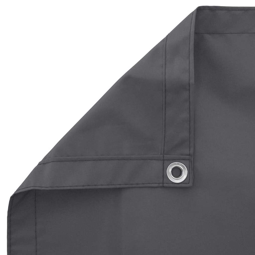 antracitszürke 100% oxford poliészter erkélyparaván 90 x 800 cm