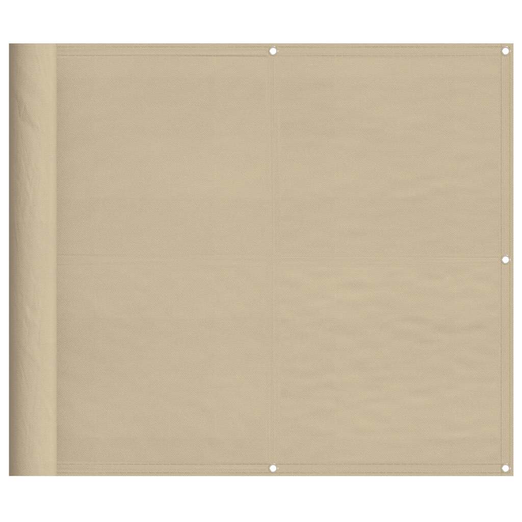 bézs 100% oxford poliészter erkélyparaván 90 x 800 cm