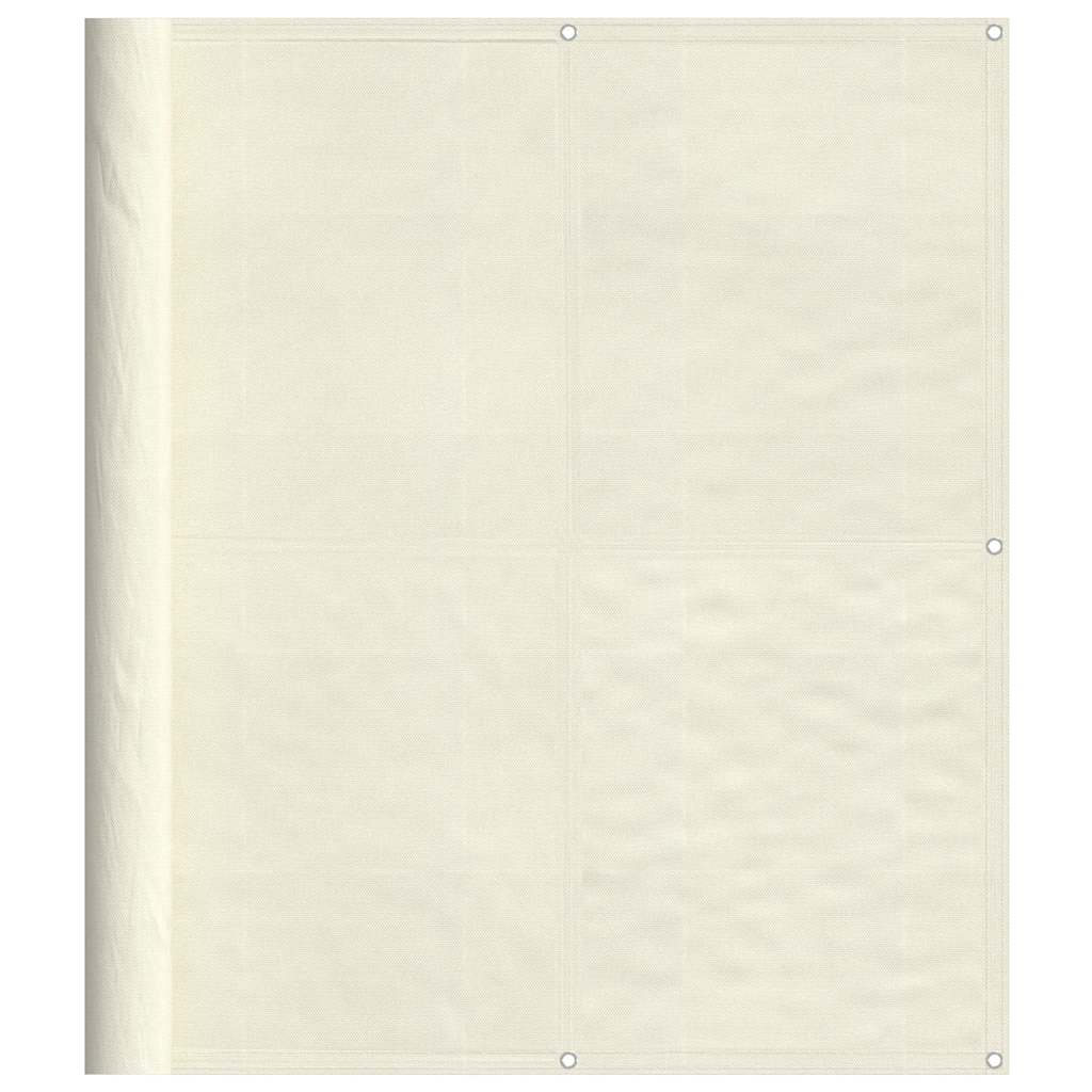 krémszínű erkélyparaván 100% oxford poliészter 120 x 700 cm