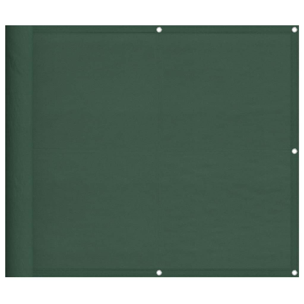 sötétzöld 100% oxford poliészter erkélyparaván 90 x 800 cm