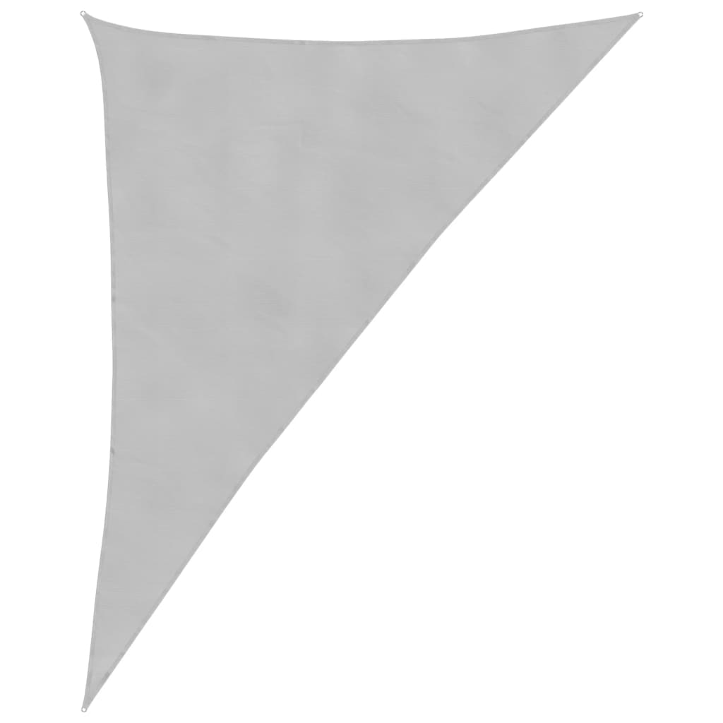 szürke 100% poliészter oxford szövet napvitorla 4x5x6,4 m