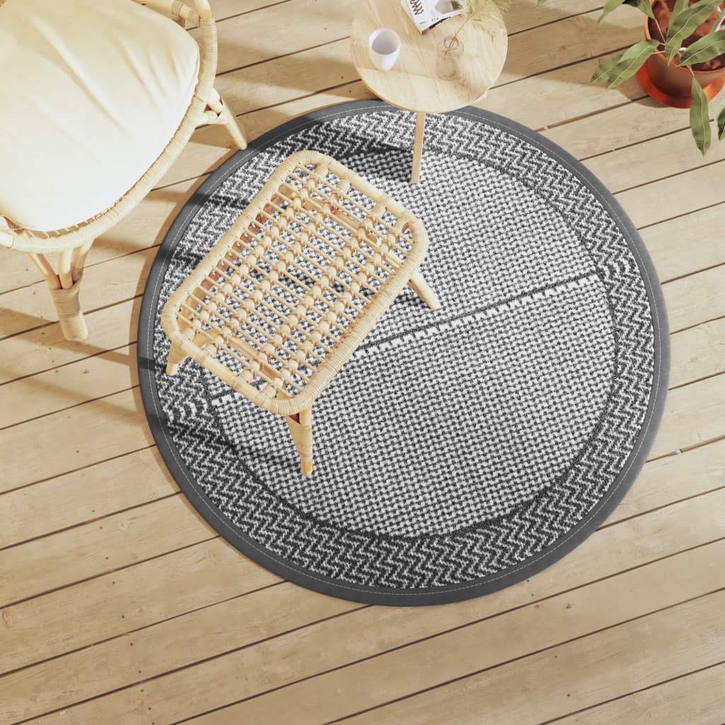 kültéri szőnyeg ARAKIL szürke Ø120 cm PP