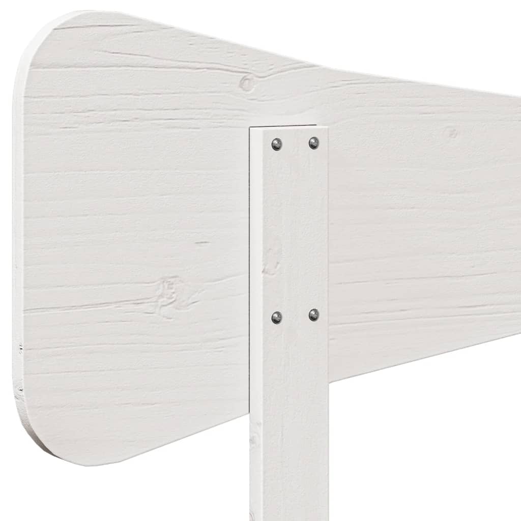 fehér tömör fenyőfa fejtámla 160 cm