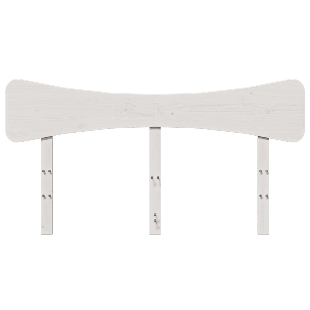 fehér tömör fenyőfa fejtámla 150 cm