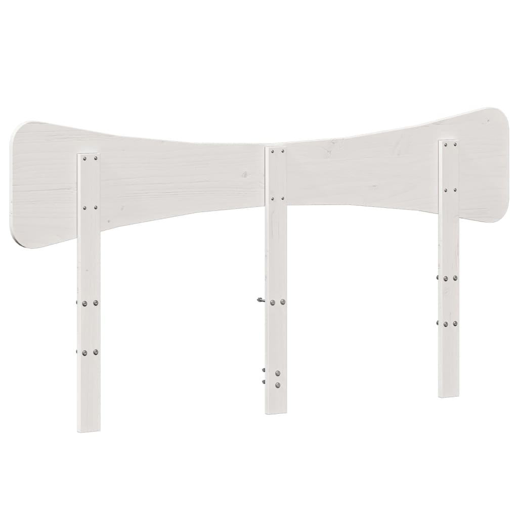 fehér tömör fenyőfa fejtámla 150 cm