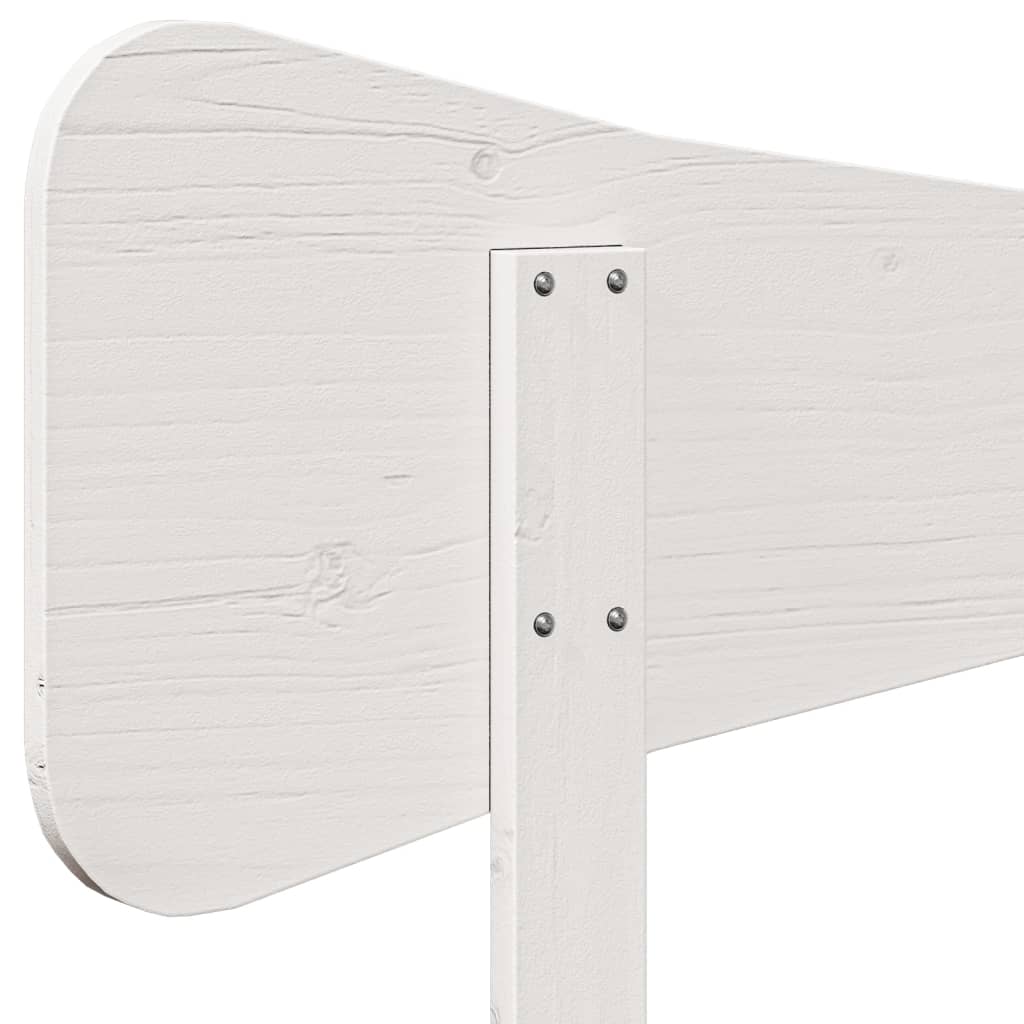 fehér tömör fenyőfa fejtámla 150 cm