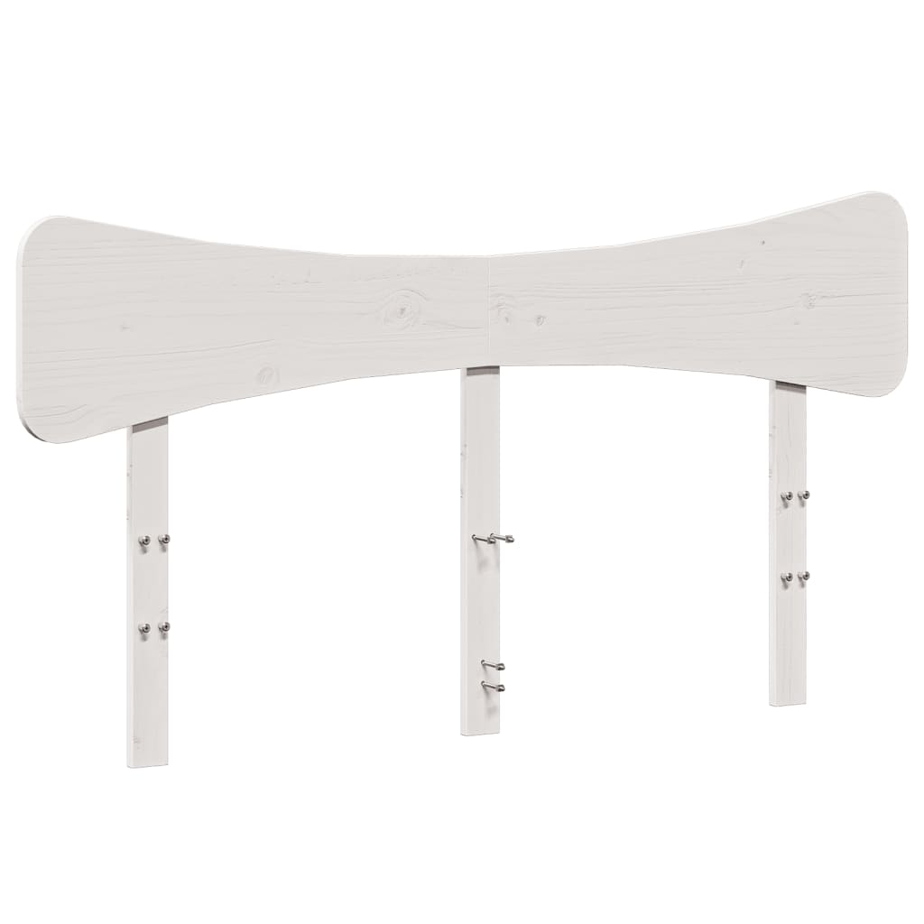 fehér tömör fenyőfa fejtámla 140 cm