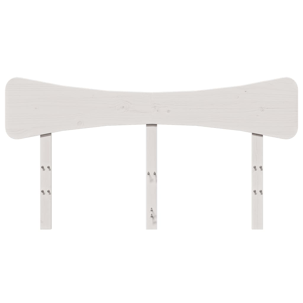 fehér tömör fenyőfa fejtámla 140 cm