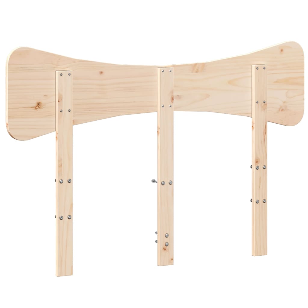tömör fenyőfa fejtámla 135 cm