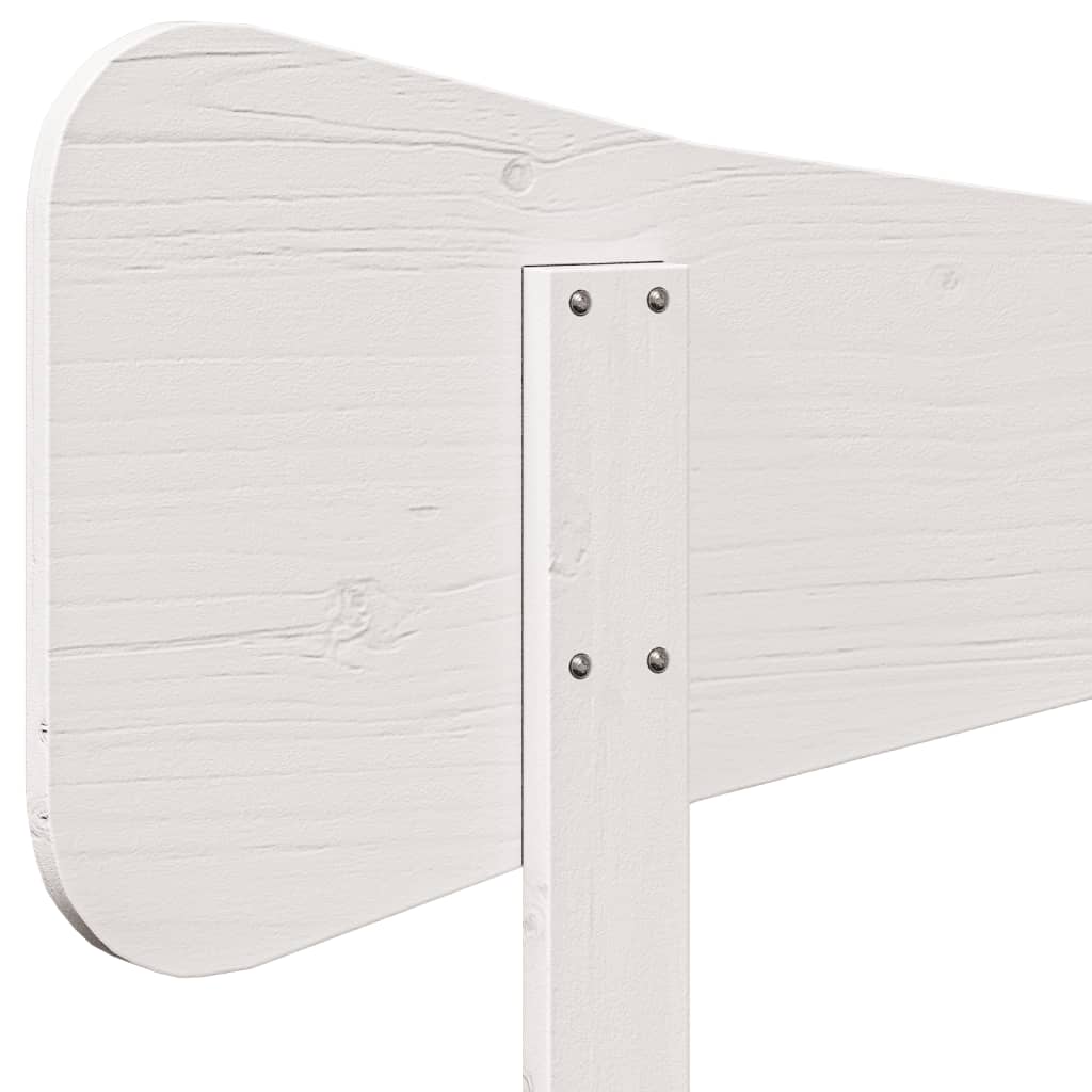 fehér tömör fenyőfa fejtámla 135 cm