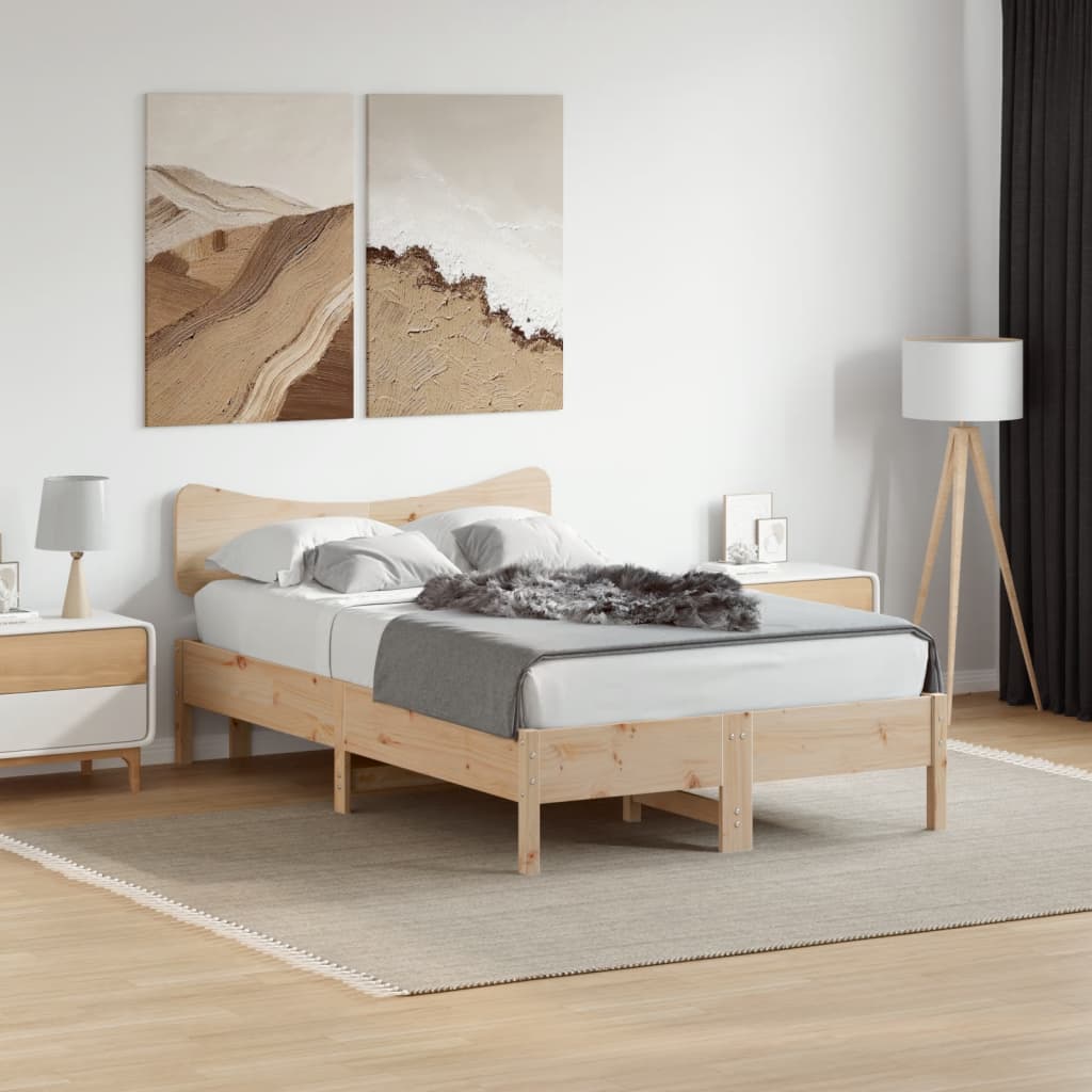 tömör fenyőfa fejtámla 120 cm